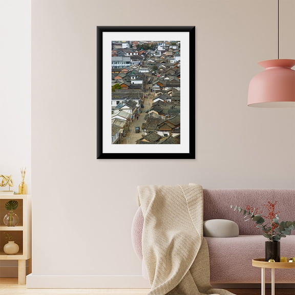 Art Print (Unframed), High angle view of houses in a village by Panoramic Images, 16" x 20"
