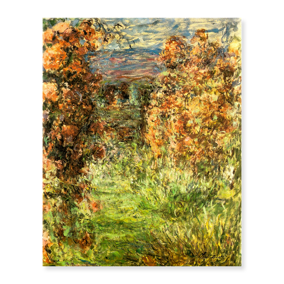 Art Print (Unframed), House from the Rose Garden 1920 by Claude Monet, 16" x 20"