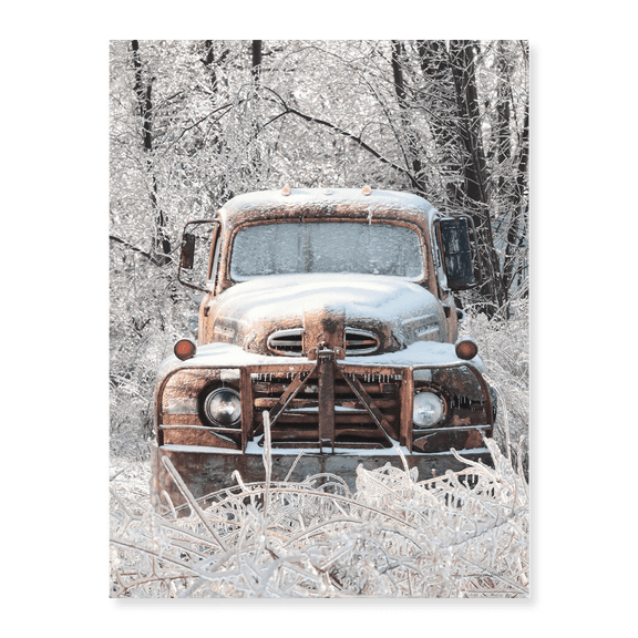 Art Print (Unframed), Icy Rustic Truck by Lori Deiter, 16" x 20"