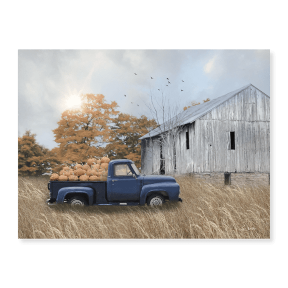 Art Print (Unframed), Jonestown Pumpkin Barn by Lori Deiter, 16" x 20"