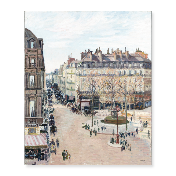 Art Print (Unframed), La Rue Saint Honore by Stellar Design Studio, 18" x 24"