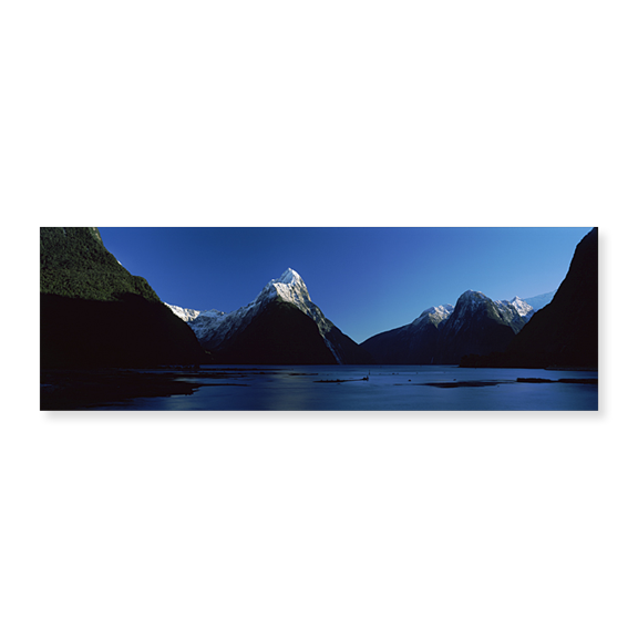Art Print (Unframed), Lake at Milford Sound by Panoramic Images, 24" x 8"