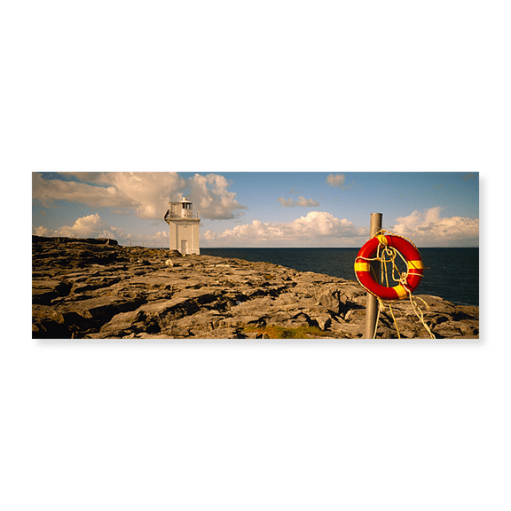 Art Print (Unframed), Lighthouse on a landscape by Panoramic Images, 24" x 8"