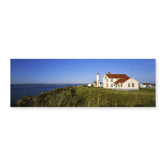 Art Print (Unframed), Lighthouse on a landscape by Panoramic Images, 24" x 8"