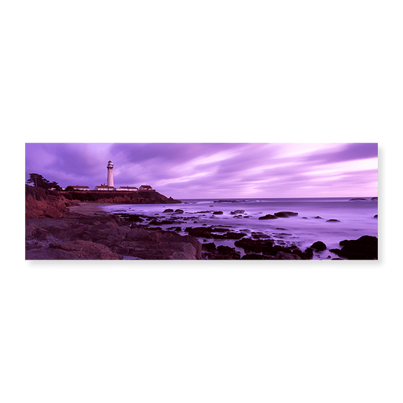 Art Print (Unframed), Lighthouse on the coast by Panoramic Images, 24" x 8"