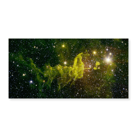 Art Print (Unframed), Lime Green Nebula by NASA, 10" x 16"