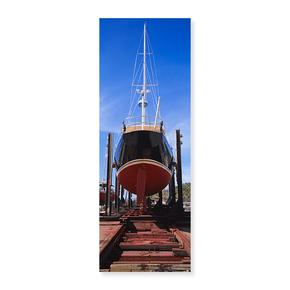 Art Print (Unframed), Low angle view of a sailing ship at a shipyard by Panoramic Images, 36" x 12"