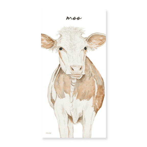Art Print (Unframed), Moo Cow by Cindy Jacobs, 15" x 24"