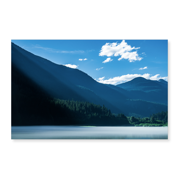 Art Print (Unframed), Morning Rays Streak Across the Mountainside II by Don Schwartz, 18" x 24"