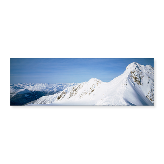 Art Print (Unframed), Mountains covered with snow by Panoramic Images, 24" x 8"