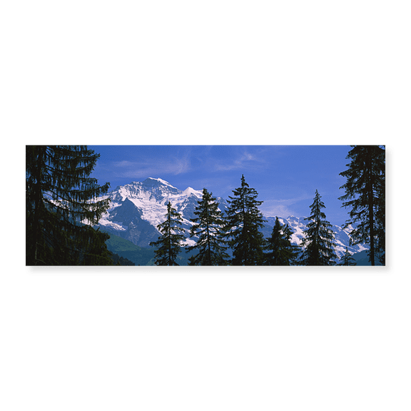 Art Print (Unframed), Mountains covered with snow by Panoramic Images, 24" x 8"