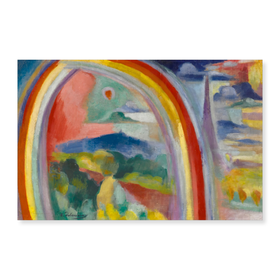 Art Print (Unframed), Paris under the Rainbow 1914 by Robert Delauney, 16" x 20"