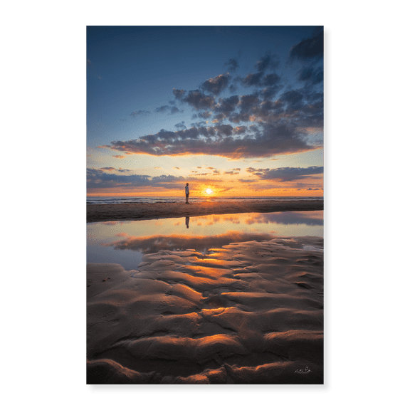 Art Print (Unframed), Peaceful Sunset by Martin Podt, 16" x 20"
