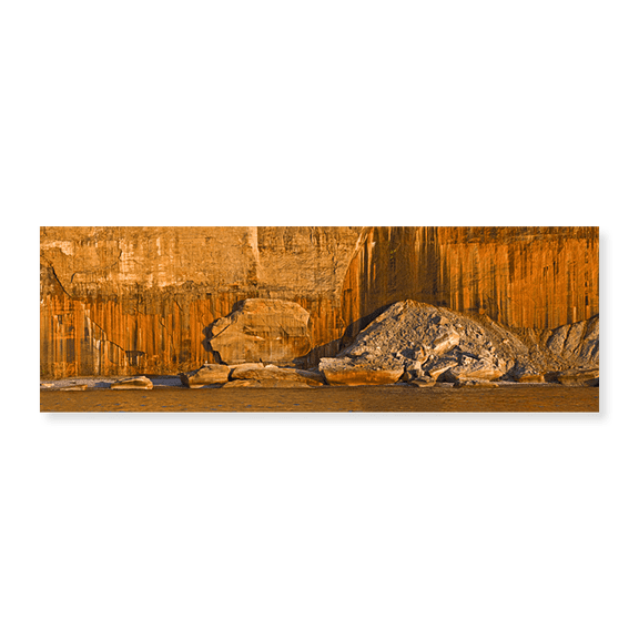 Art Print (Unframed), Pictured rocks near a lake by Panoramic Images, 24" x 8"