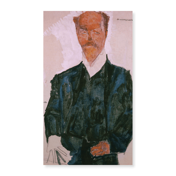 Art Print (Unframed), Portrait of Otto Wagner 1910 by Egon Schiele, 18" x 24"
