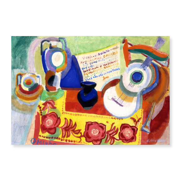 Art Print (Unframed), Portuguese Still Life - 1916 by Robert Delauney, 16" x 20"
