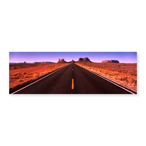 Art Print (Unframed), Road Monument Valley AZ USA by Panoramic Images, 24" x 8"