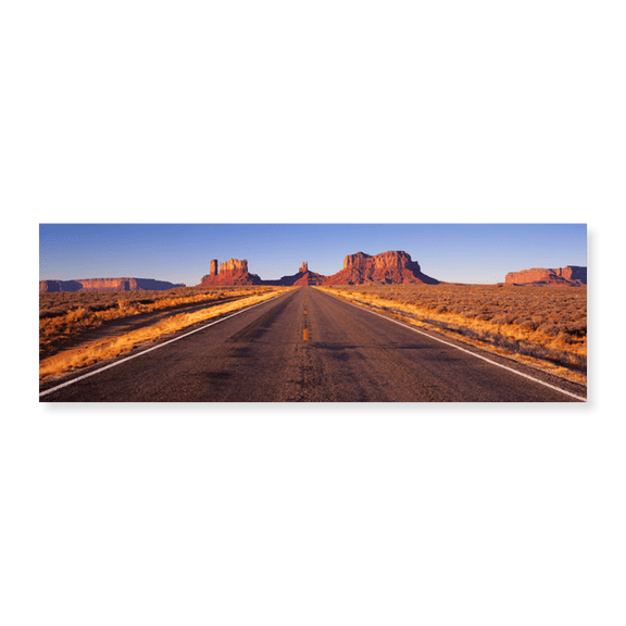 Art Print (Unframed), Road Monument Valley by Panoramic Images, 24" x 8"