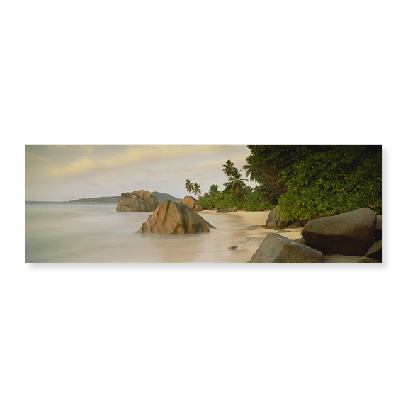 Art Print (Unframed), Rocks On The Beach by Panoramic Images, 24" x 8"