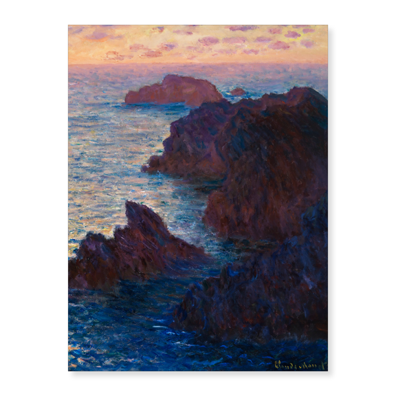 Art Print (Unframed), Rocks at Belle-lle, Port-Domois 1886 by Claude Monet, 16" x 20"