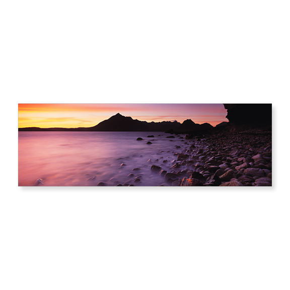 Art Print (Unframed), Rocks on the beach by Panoramic Images, 24" x 8"
