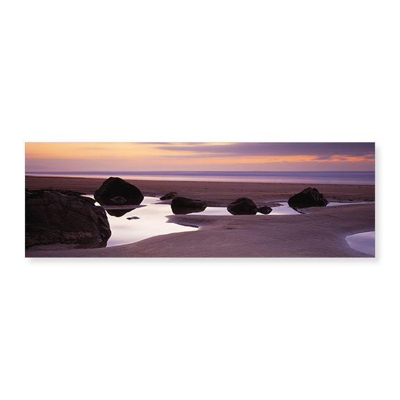 Art Print (Unframed), Rocks on the beach by Panoramic Images, 24" x 8"