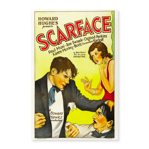 Art Print (Unframed), Scarface, 1932 by Vintage Hollywood Archive, 16" x 20"