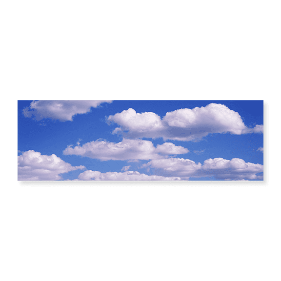 Art Print (Unframed), Scattered clouds by Panoramic Images, 24" x 8"
