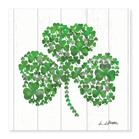 Art Print (Unframed), Shamrock by Lisa Larson, 18" x 24"