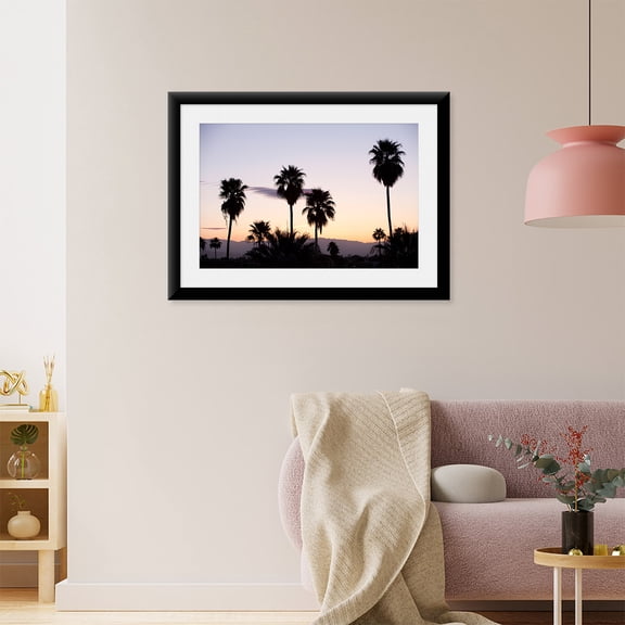 Art Print (Unframed), Silhouette of palm trees at dusk by Panoramic Images, 16" x 20"