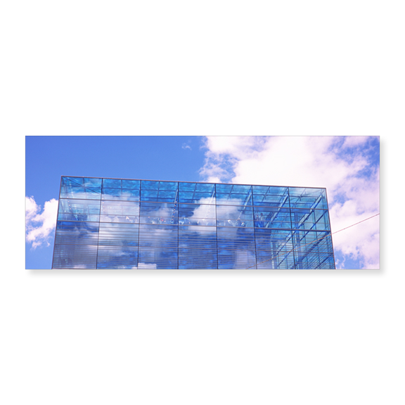 Art Print (Unframed), Sky reflected on a building by Panoramic Images, 10" x 16"