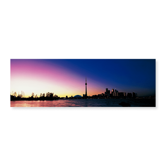 Art Print (Unframed), Skyline CN Tower SkyDome Toronto Ontario Canada by Panoramic Images, 30" x 10"