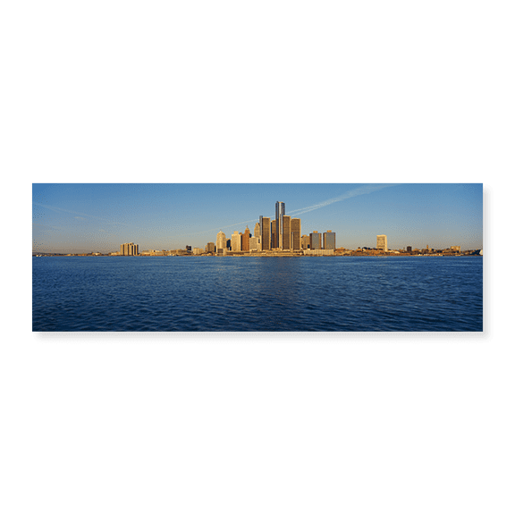 Art Print (Unframed), Skyscrapers on the waterfront by Panoramic Images, 24" x 8"