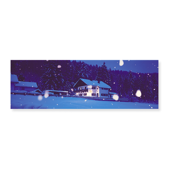 Art Print (Unframed), Snowfall Germany by Panoramic Images, 30" x 10"