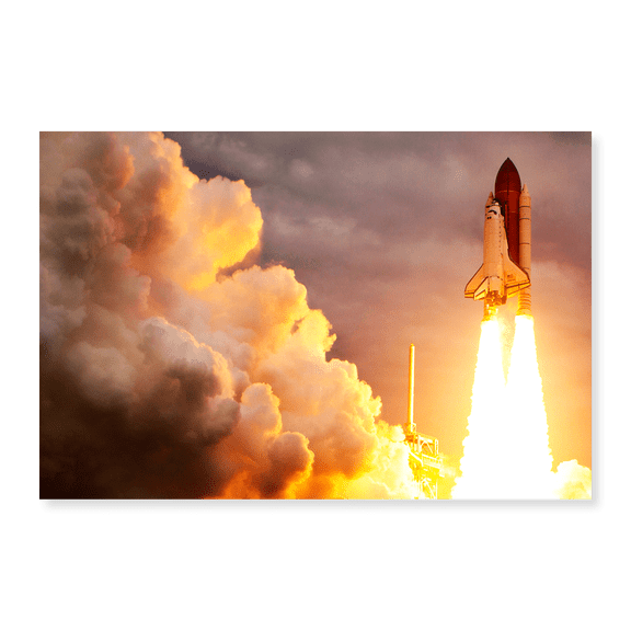 Art Print (Unframed), Space Shuttle Atlantis STS-135 Launch in 2011 by NASA, 18" x 24"