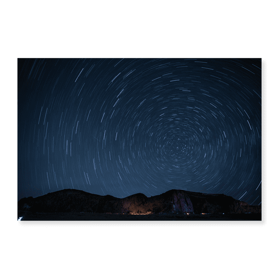 Art Print (Unframed), Spiral Night Sky by Artographie, 16" x 20"