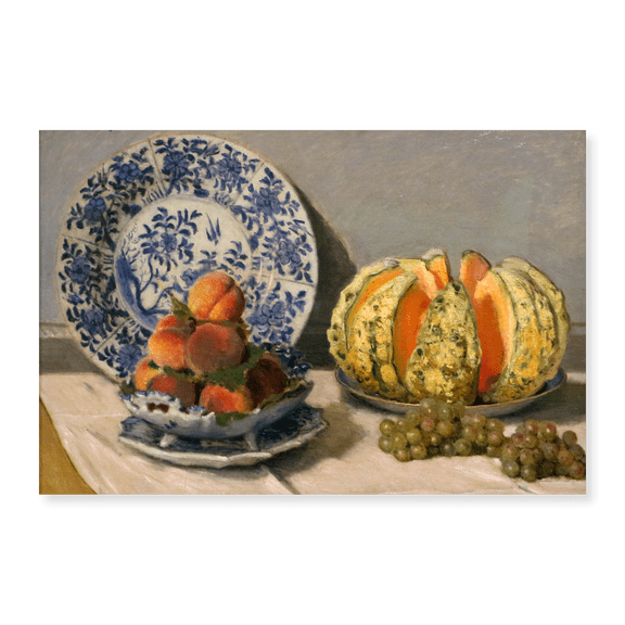Art Print (Unframed), Still Life with Melon by Claude Monet, 16" x 20"