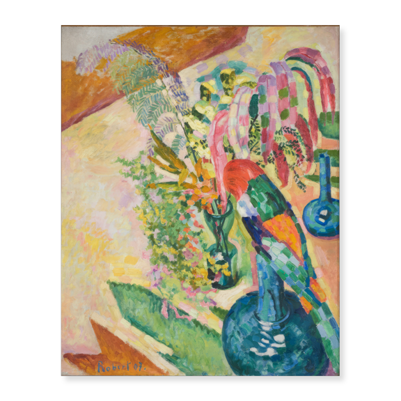 Art Print (Unframed), Still Life with a Parrot 1907 by Robert Delauney, 18" x 24"