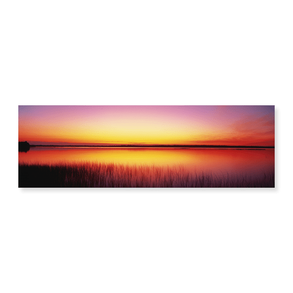 Art Print (Unframed), Sunrise Lake Michigan Door County WI by Panoramic Images, 24" x 8"