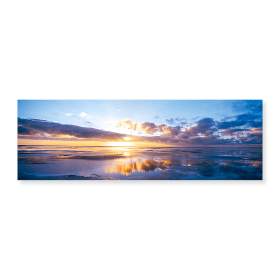 Art Print (Unframed), Sunrise On Beach by Panoramic Images, 24" x 8"