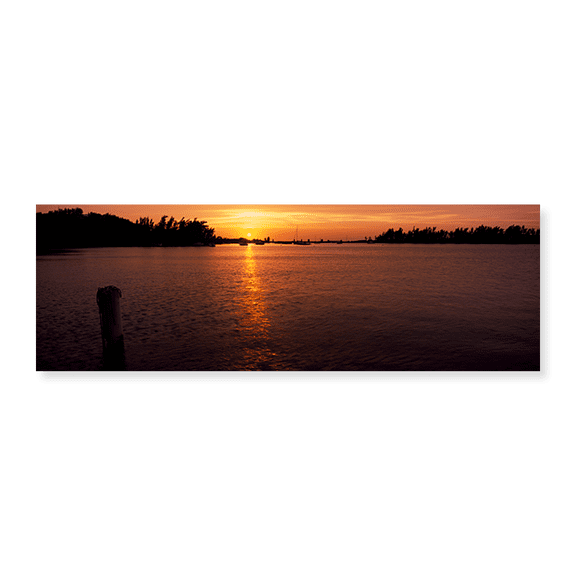 Art Print (Unframed), Sunrise over the sea by Panoramic Images, 36" x 12"
