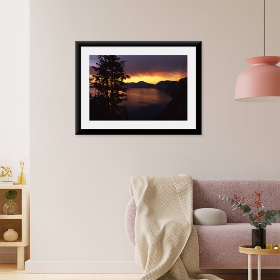 Art Print (Unframed), Sunrise view from Discovery Point over Crater Lake by Panoramic Images, 16" x 20"