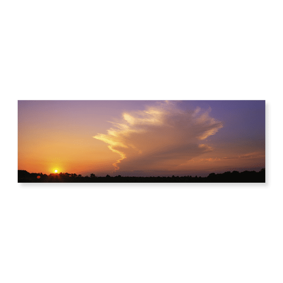 Art Print (Unframed), Sunset Marion Co IL USA by Panoramic Images, 24" x 8"