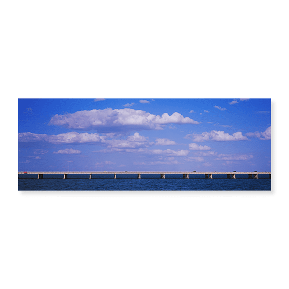 Art Print (Unframed), Sunshine Skyway Bridge by Panoramic Images, 24" x 8"