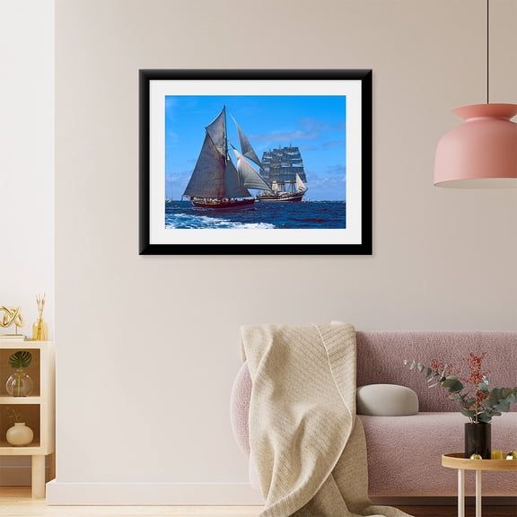 Art Print (Unframed), Tall ship regatta in the Baie De Douarnenez by Panoramic Images, 16" x 20"