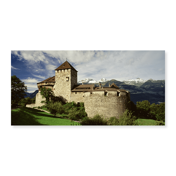 Art Print (Unframed), The Castle in Vaduz Lichtenstein by Panoramic Images, 10" x 16"