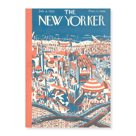 Art Print (Unframed), The New Yorker Cover, 4 Jul 1925 by Vintage Magazine Cover, 16" x 20"