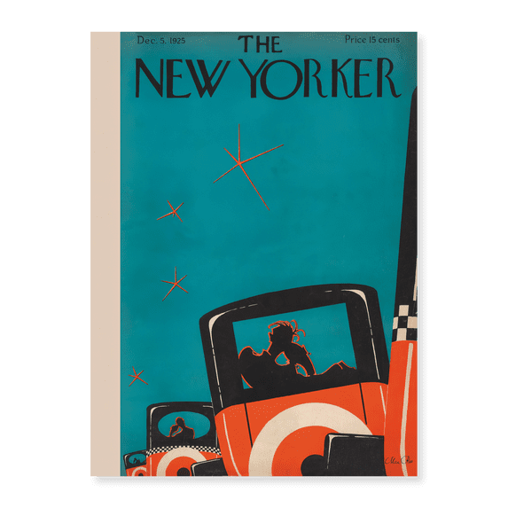 Art Print (Unframed), The New Yorker Cover, 5 Dec 1925 by Vintage Magazine Cover, 18" x 24"