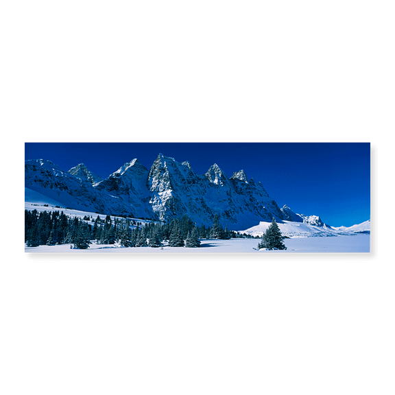 Art Print (Unframed), The Ramparts Tonquin Valley Jasper National Park A by Panoramic Images, 24" x 8"