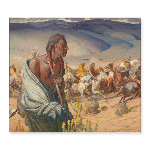 Art Print (Unframed), Too Old for the Rabbit Hunt by Oscar Edmund ...